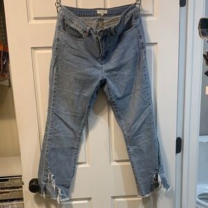 Tru Luxe Jeans Light Blue Cropped Denim